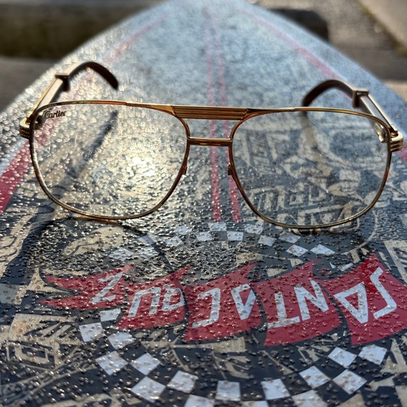 Cartier Gold Frame Eyewear